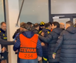 Scandal la pauza meciului FCSB - Fenerbahce // Capturi FOTO: Digi Sport