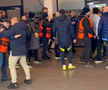 Scandal la pauza meciului FCSB - Fenerbahce // Capturi FOTO: Digi Sport