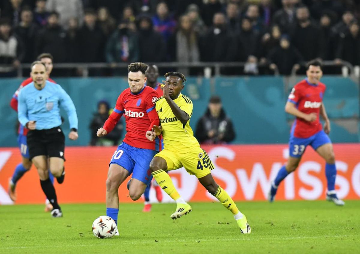 Imagini de la FCSB - Fenerbahce, în ultima etapă din grupa de Europa League // foto: Andrei Furnigă și Cristi Preda (GSP.ro)