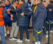 Scandal la pauza meciului FCSB - Fenerbahce // Capturi FOTO: Digi Sport