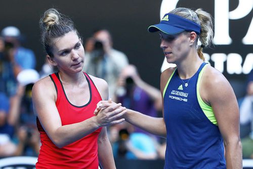 Halep, alături de Angelique Kerber // foto: Guliver/gettyimages