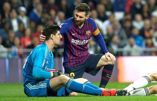 REAL MADRID - BARCELONA // Thibaut Courtois aprinde El Clasico: „Pe Messi îl privesc ca pe orice jucător de la Celta Vigo sau Levante” » Răspunsul catalanilor a fost extrem de ironic