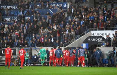 VIDEO+FOTO Hoffenheim - Bayern, întrerupt în minutul 77! Scene fără precedent: fotbaliștii au refuzat să mai joace