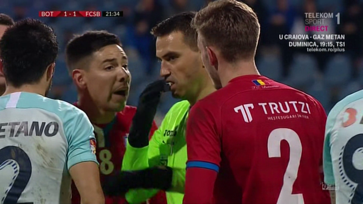 BOTOȘANI - FCSB // 3 momente importante ale primei reprize: a fost corectă decizia lui Ovidiu Hațegan de a anula golul moldovenilor?