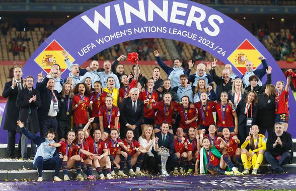 Spania a câștigat prima ediție a Ligii Națiunilor la fotbal feminin: „Am simțit același lucru ca atunci când i-am înfruntat pe Iniesta și Busquets”
