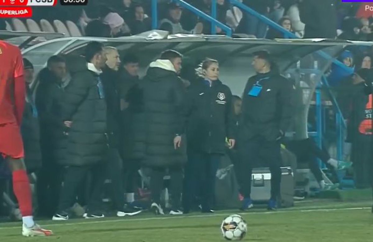 Mihai Pintilii, „ROȘU” în minutul 37 din Voluntari - FCSB