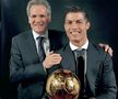 Ladislau Boloni alături de Cristiano Ronaldo