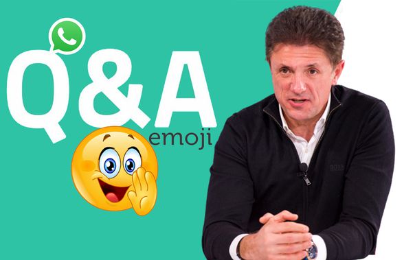 WhatsApp Q&A » Gică Popescu intră în provocarea GSP: cum răspunde cu un emoticon la întrebări și afirmații inedite