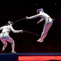 Ana Maria Popescu (dreapta) este singura campioană olimpică din delegație, ea obținând medalia de aur în 2016 cu echipa de spadă FOTO Cristi Preda