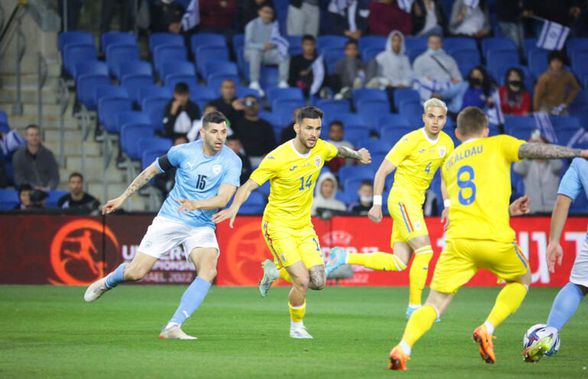 FRANJURI în repriza a doua! După 45 de minute ideale, România a clacat în Israel ca o echipă mică