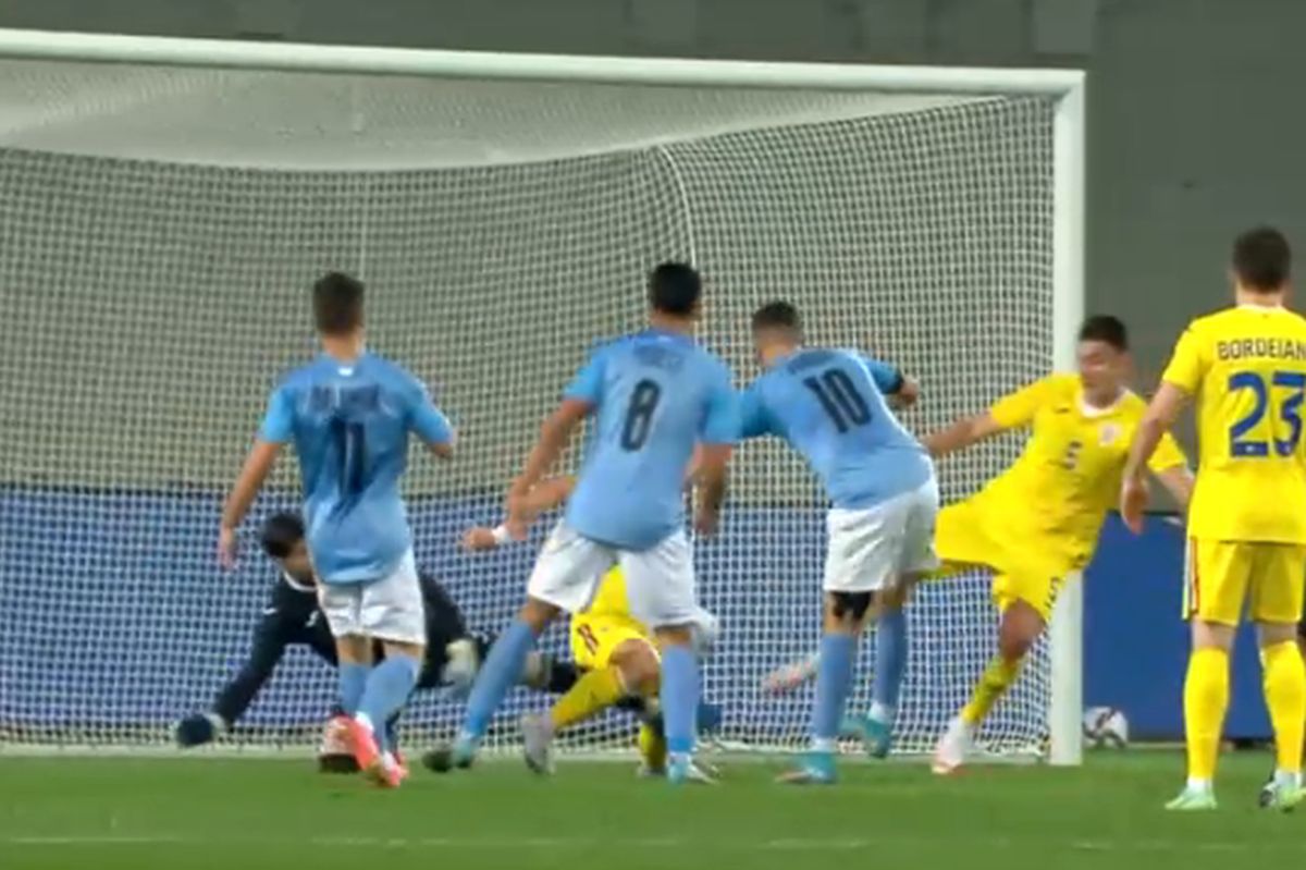 Nici n-au văzut mingea! „Tricolorii”, năuciți la golul egalizator al Israelului