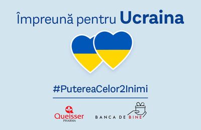 Puterea celor 2 inimi. Queisser Pharma România și Banca de bine, alături de refugiații din Ucraina