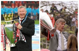 Sir Alex Ferguson și Arsene Wenger, primii doi antrenori incluși în Premier League Hall of Fame