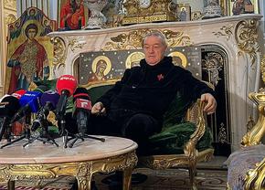Gigi Becali, conferință de presă la Palat