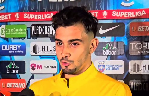 Omul momentul în Superligă a făcut show și la interviuri: „Am pus o melodie în vestiar, nici nu știam să mai dansăm”