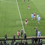 Marius Șumudică, nervos la pauza meciului Rapid - Universitatea Craiova