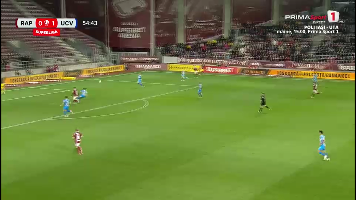 Autogolul lui Gjoko Zajkov în Rapid - Craiova