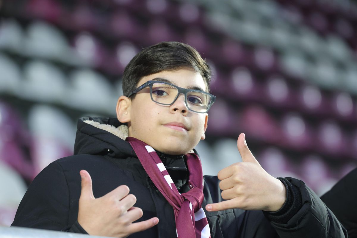 Copii prezenți la Rapid - Universitatea Craiova / foto: Ionuț Iordache GSP