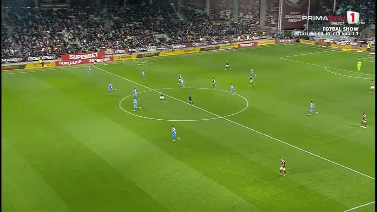 Fază ULUITOARE în Rapid - Craiova! Mirel Rădoi a răbufnit când a văzut autogolul