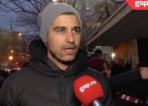 Lucian Goge, entuziasmat de atmosfera copiilor în Rapid - Universitatea Craiova: „Ei sunt viitorul”