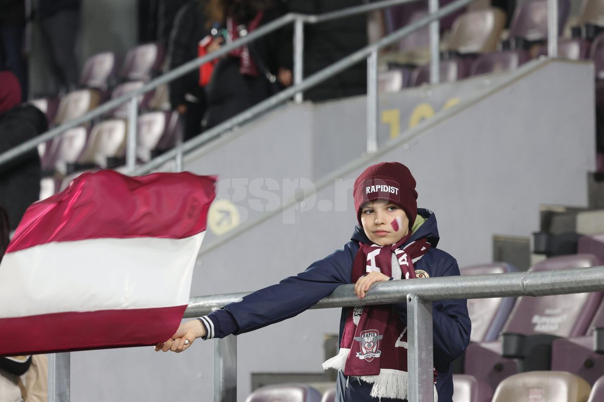 Imagini dinaintea meciului Rapid - Universitatea Craiova
