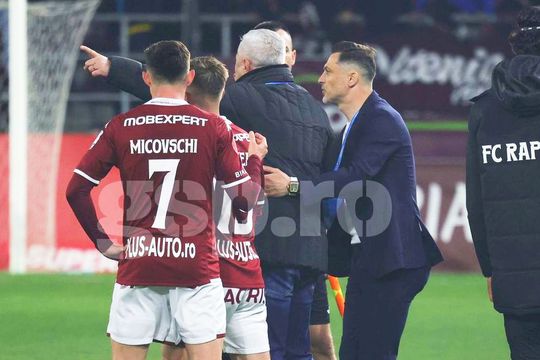 Marius Șumudică, furios la finalul meciului Rapid - Universitatea Craiova 1-2 / foto Ionuț Iordache