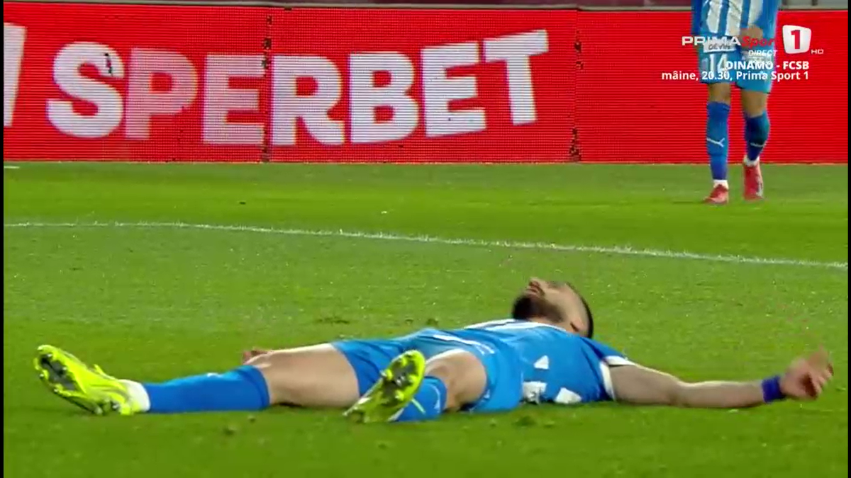 Fază ULUITOARE în Rapid - Craiova! Mirel Rădoi a răbufnit când a văzut autogolul