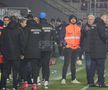 Marius Șumudică, nervos la pauza meciului Rapid - Universitatea Craiova