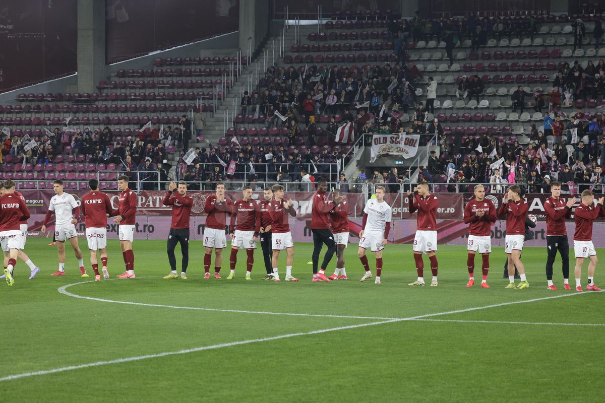 Imagini dinaintea meciului Rapid - Universitatea Craiova