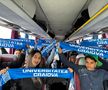 Copiii care susțin Craiova, în deplasare la meciul cu Rapid/ foto Facebook @Universitatea Craiova