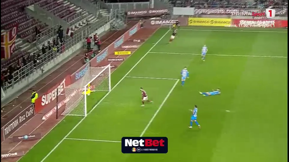 Fază ULUITOARE în Rapid - Craiova! Mirel Rădoi a răbufnit când a văzut autogolul