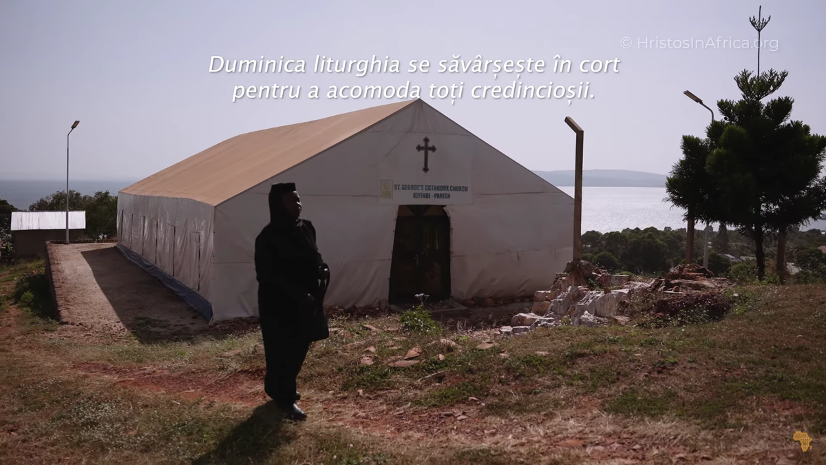 Gigi Becali a construit o mănăstire în Uganda