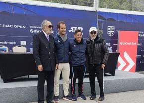 Ion Țiriac și Ilie Năstase au fost prezenți la tragerea tabloului principal al turneului ATP 250 de la București: „Am făcut din rahat bici” » Argentinianul Sebastian Baez este principalul favorit