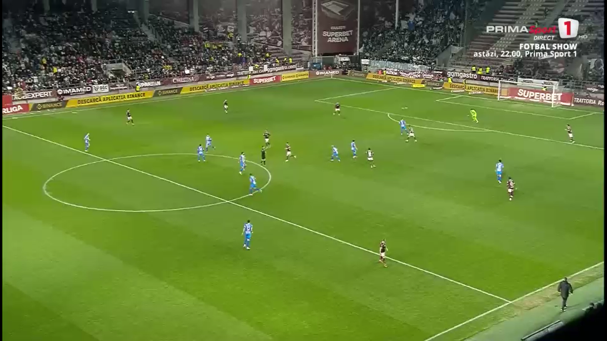 Fază ULUITOARE în Rapid - Craiova! Mirel Rădoi a răbufnit când a văzut autogolul