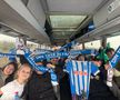 Copiii care susțin Craiova, în deplasare la meciul cu Rapid/ foto Facebook @Universitatea Craiova