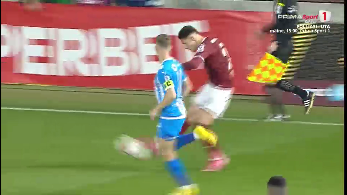 Fază ULUITOARE în Rapid - Craiova! Mirel Rădoi a răbufnit când a văzut autogolul