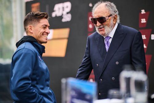 Sebastian Baez alături de Ion Țiriac Foto: Instagram Țiriac Open