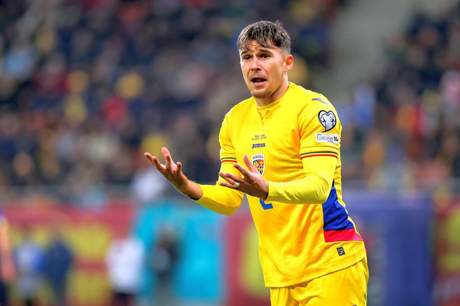 Andrei Rațiu, în tricoul naționalei României, foto: Getty Images Rațiu, varianta ofertată și șatenă