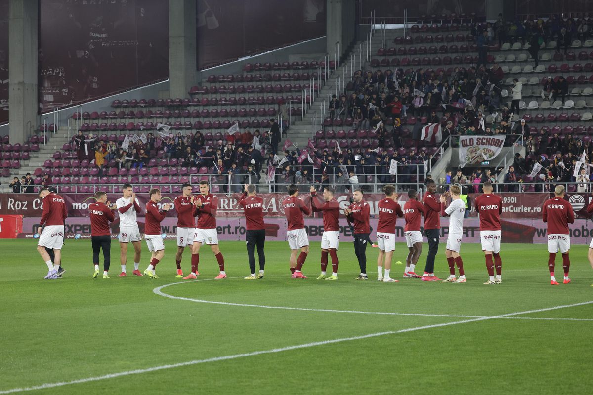 Imagini dinaintea meciului Rapid - Universitatea Craiova