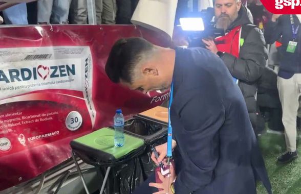 Lui Mirel Rădoi nu i s-a mai întâmplat asta niciodată în Giulești » S-a conformat pe loc