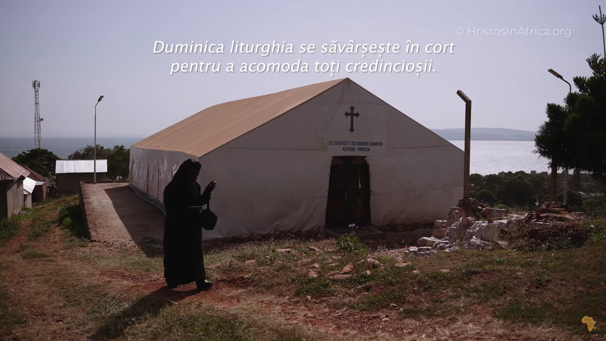 Gigi Becali a construit o mănăstire în Uganda