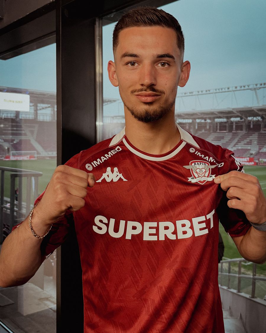 Drilon Hazrollaj / foto: Facebook Rapid - Universitatea Craiova 1-2 » Kinder joy! Oltenii dau lovitura în Giulești și visează la titlu