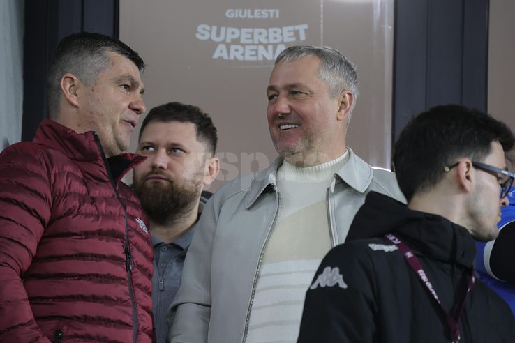 Robert Niță și Mihai Rotaru, la Rapid - Craiova / foto: Ionuț Iordache