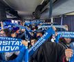 Copiii care susțin Craiova, în deplasare la meciul cu Rapid/ foto Facebook @Universitatea Craiova