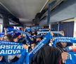 Copiii care susțin Craiova, în deplasare la meciul cu Rapid/ foto Facebook @Universitatea Craiova