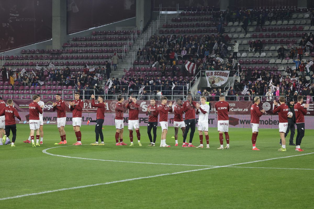 Imagini dinaintea meciului Rapid - Universitatea Craiova