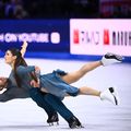Laurence Fournier Beaudry  și Guillaume Cizeron în timpul programului liber FOTO Imago Images