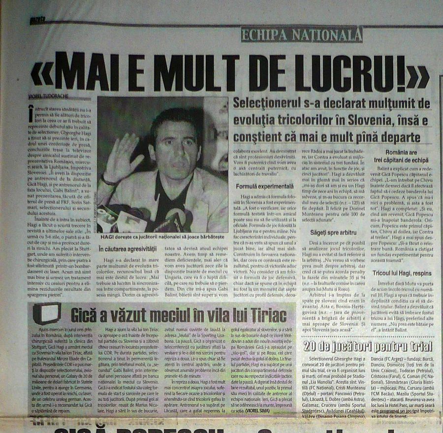 Trei momente în care naționala României a fost condusă de secunzi: Iordănescu, Hagi și Răzvan Lucescu în prim plan
