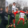 Mihnea Toader, cel mai înalt fotbalist din Superliga // foto: Dinamo Facebook