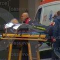 Lucescu a fost transportat de urgență la spital. Sursa foto: captură observatornews.ro